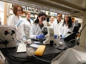 Eusondia Arnett and a team of researchers