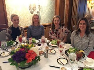 Women at the awards dinner