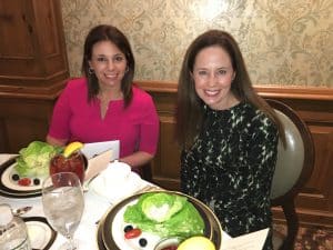 Women at the awards dinner