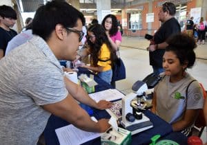 Microscope demonstration