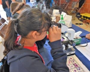 Young girl at the Girls Inc. event