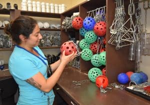 Frozen treats inside puzzle balls