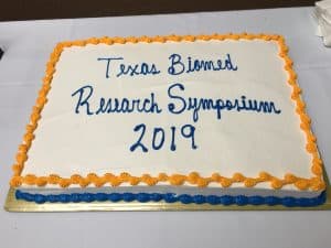 2019 Research Symposium cake