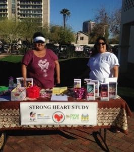 Strong Heart Study table display
