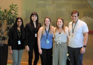 Summer interns at Texas Biomed