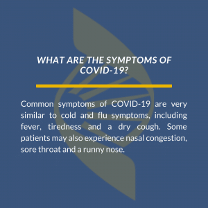 Symptoms of COVID-19