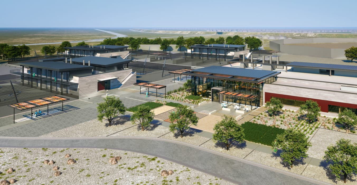 Rendering of the new Animal Care Complex