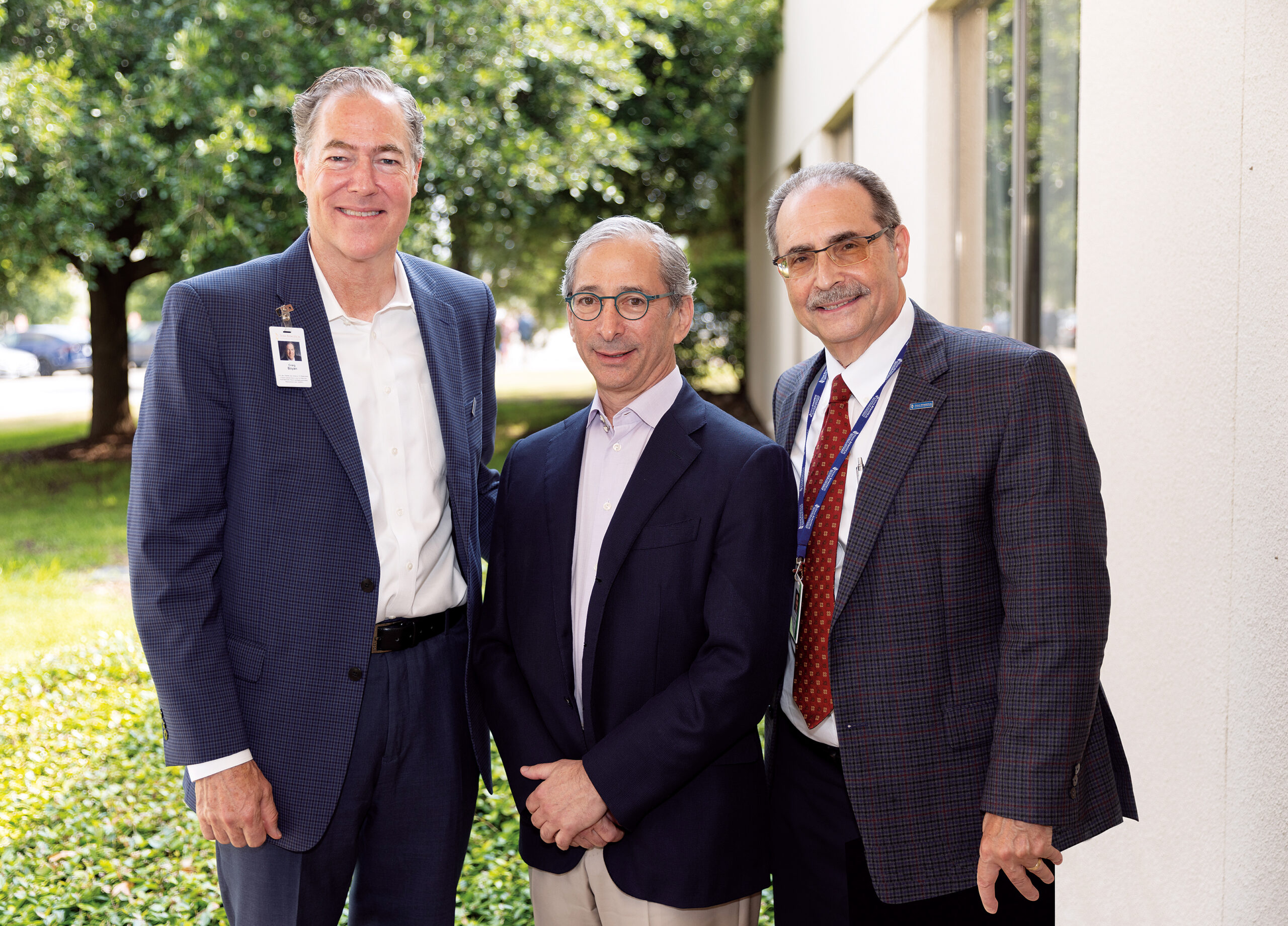 Craig Boyan, Dr. Jamo Rubin, and Larry Schlesinger, M.D.