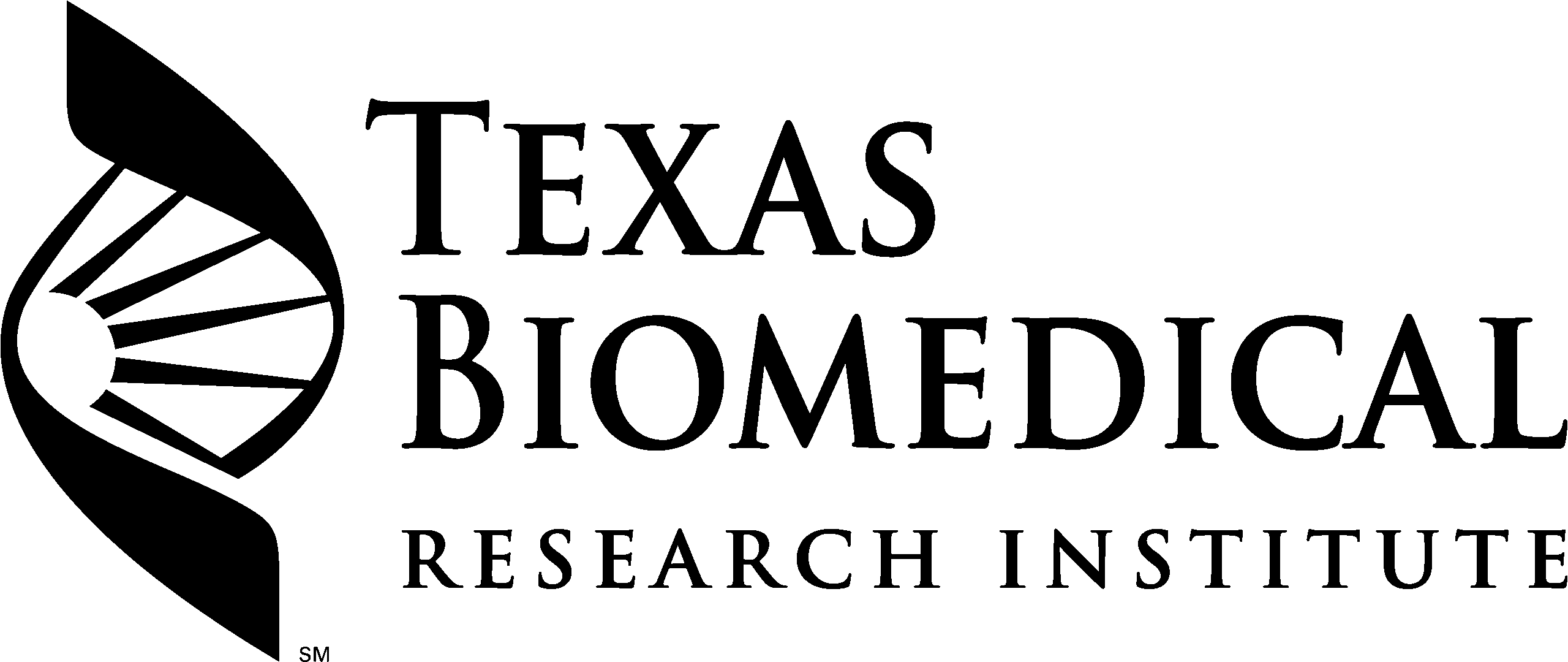 Texas Biomed black and white logo