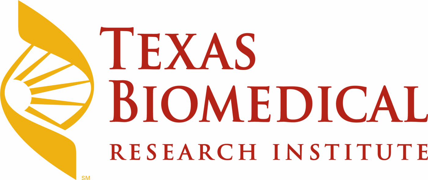 Texas Biomed Maroon and Gold Logo