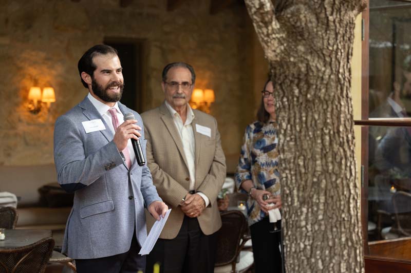 Founder's Council board president at 2025 event