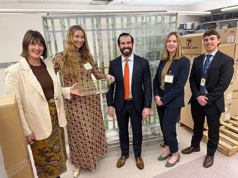 Founder's Council members touring Texas Biomed